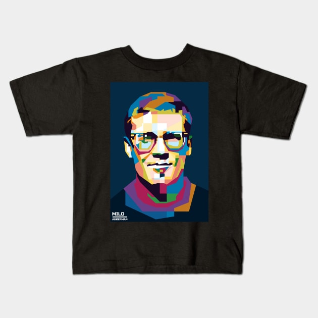 Abstract Milo Aukerman in WPAP Kids T-Shirt by smd90